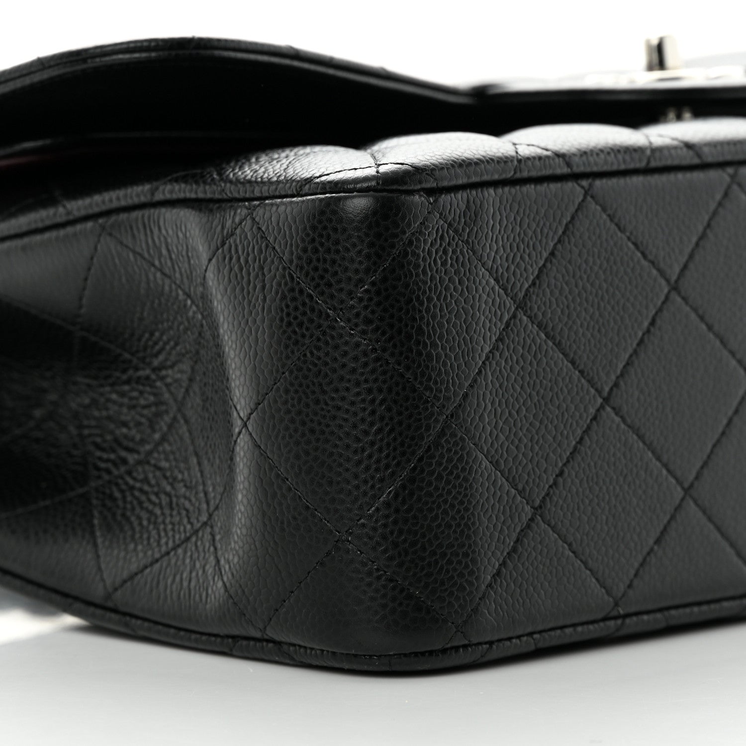 Chanel Caviar Quilted Jumbo Double Flap Black 9 of 16