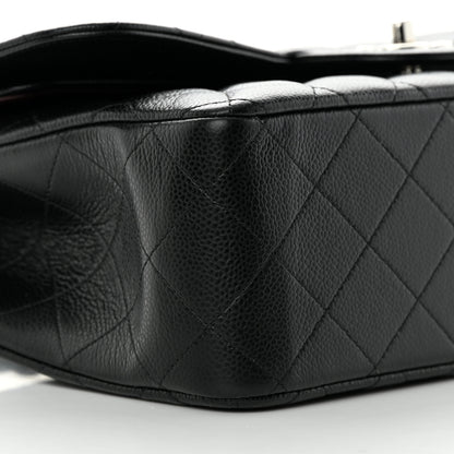 Chanel Caviar Quilted Jumbo Double Flap Black 9 of 16