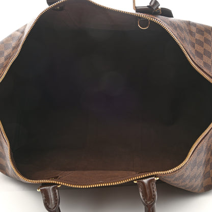 Louis Vuitton Damier Ebene Keepall Bandouliere 55 4 of 17