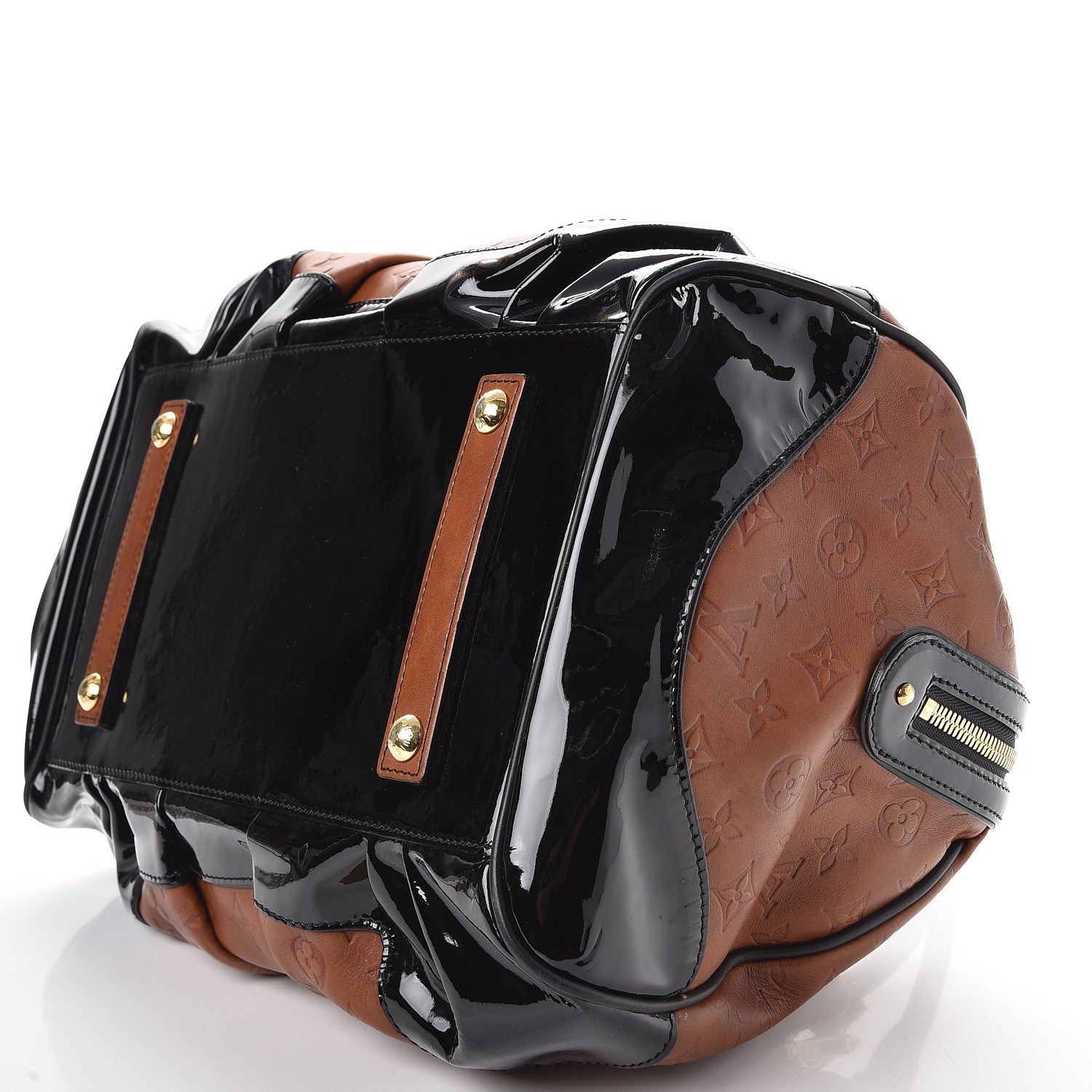 Louis Vuitton Cuir Embossed Monogram Stephen Bag Fauve 9 of 12