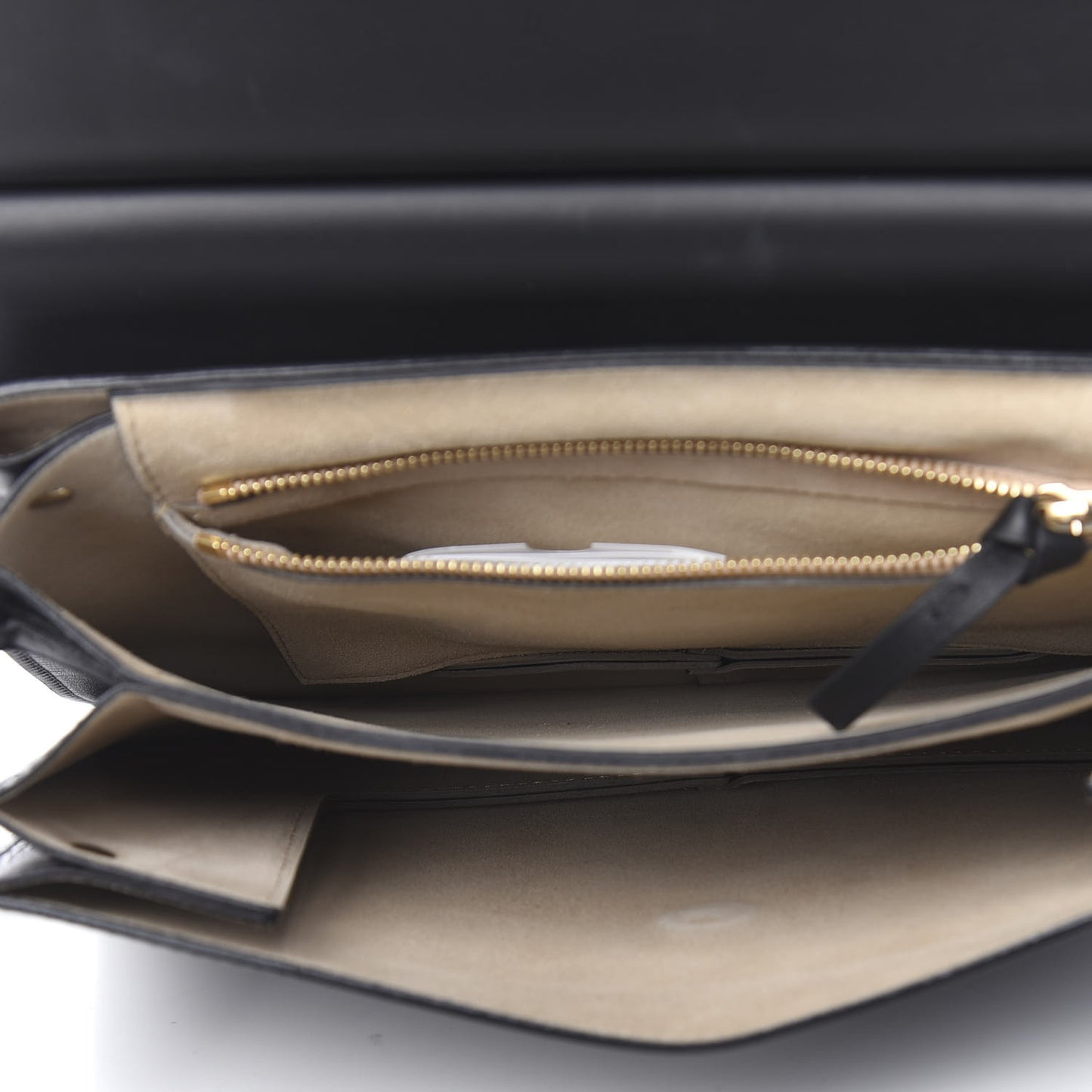 Suede Calfskin Medium Faye Shoulder Bag Black