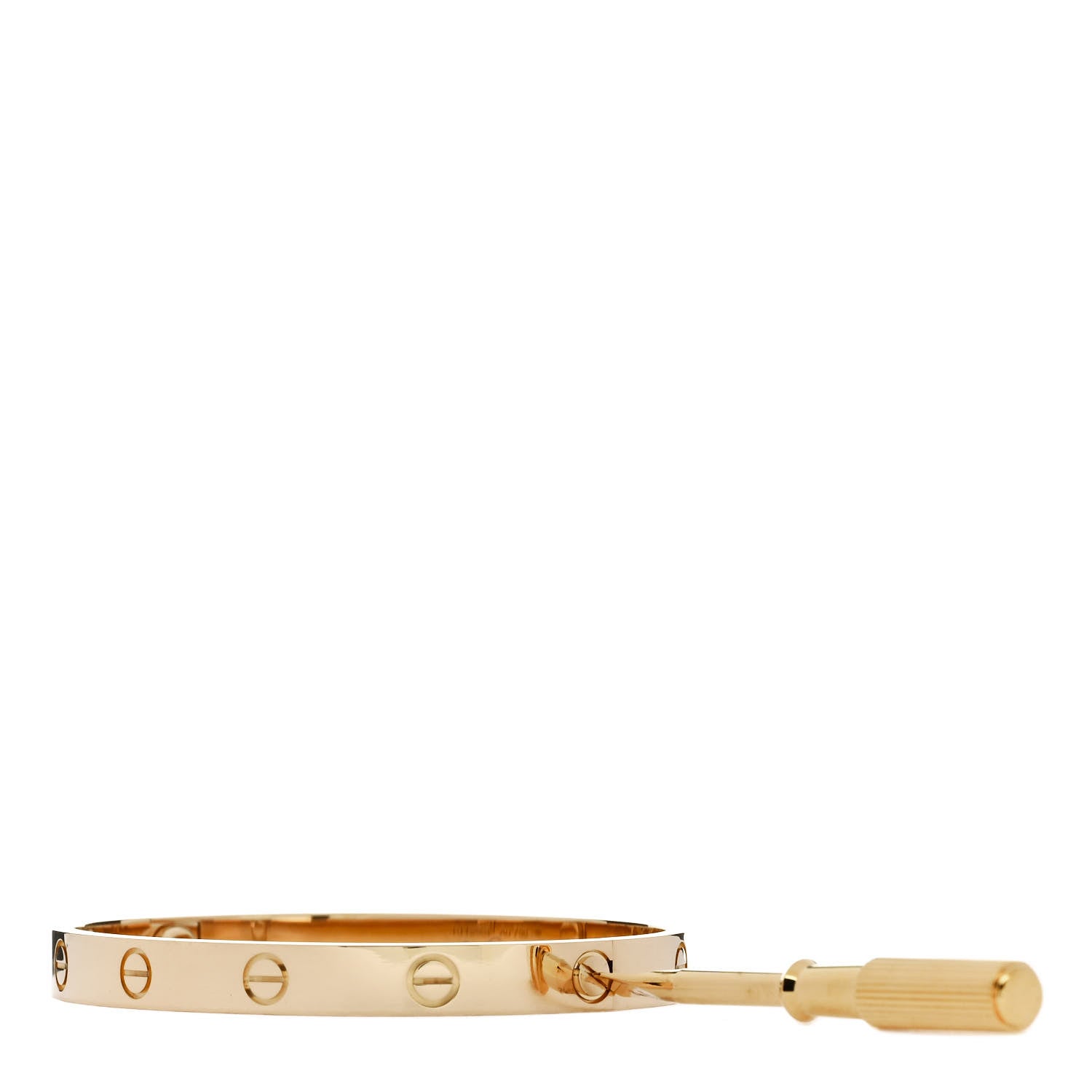 Cartier 18K Yellow Gold LOVE Bracelet 17 3 of 9