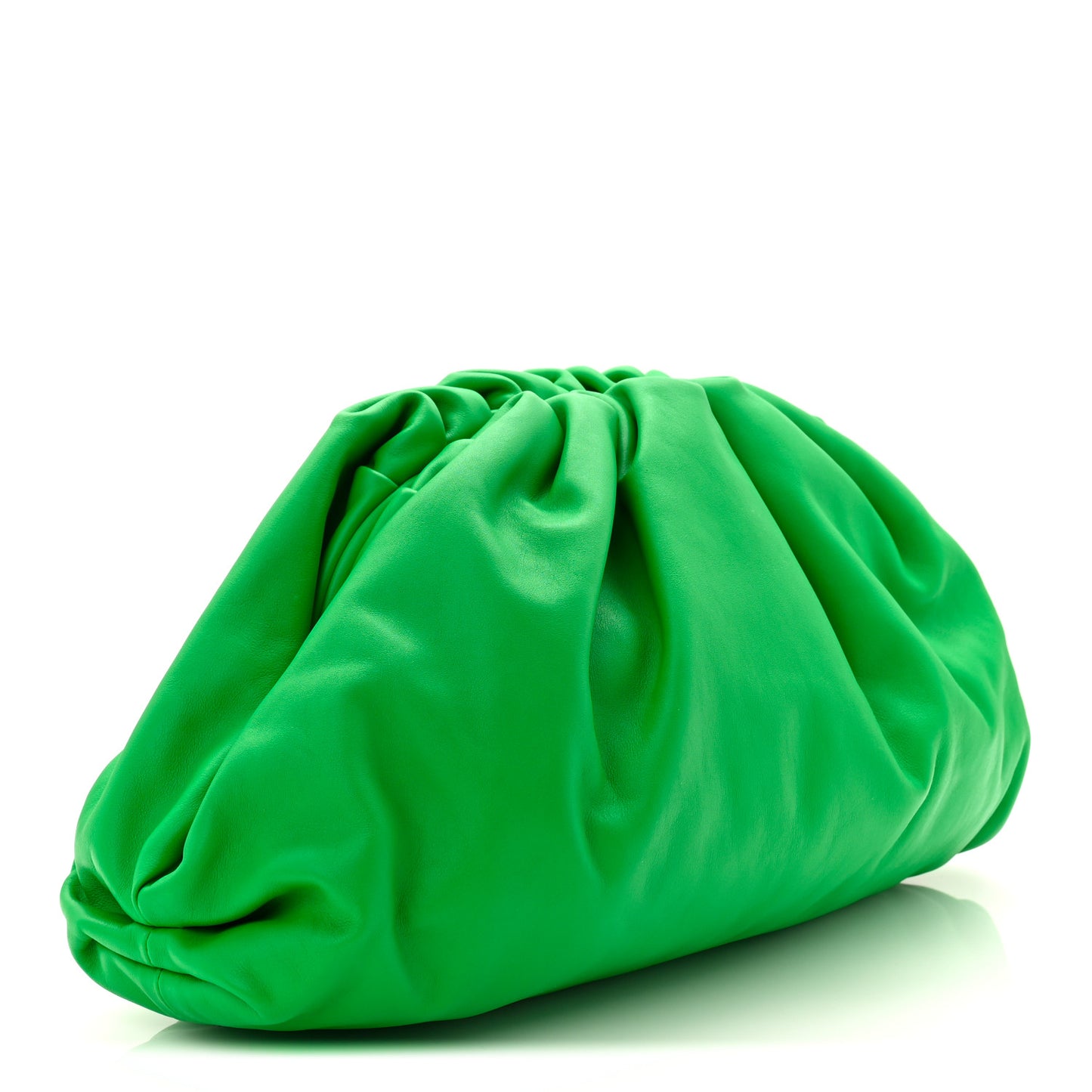 Smooth Butter Calf The Pouch Oversized Clutch Parakeet