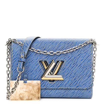 Louis Vuitton Epi Twist Shoulder Bag MM Denim Light 1 of 10