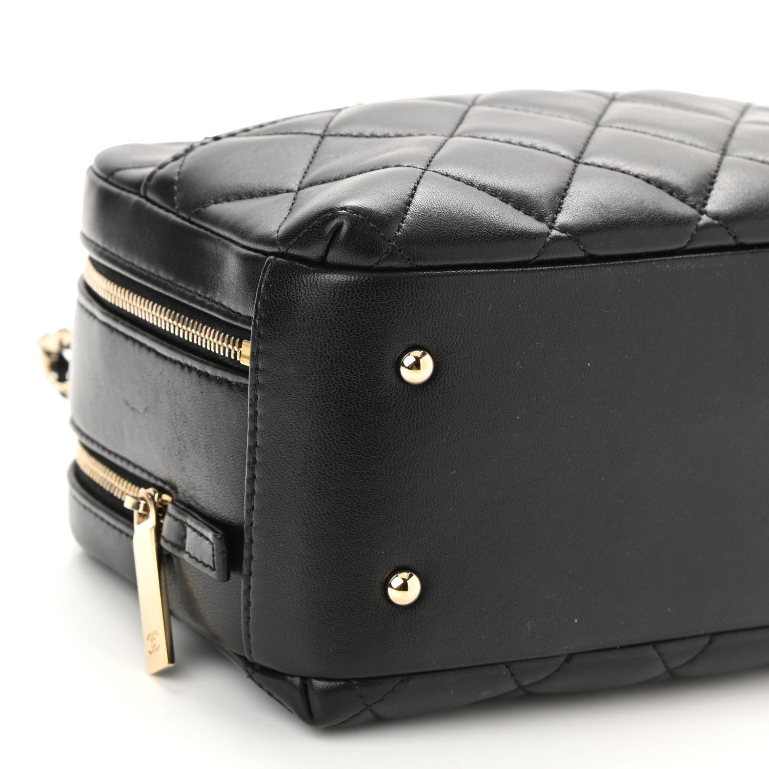 Chanel Lambskin Quilted Small Trendy CC Bowling Bag Black 9 of 10