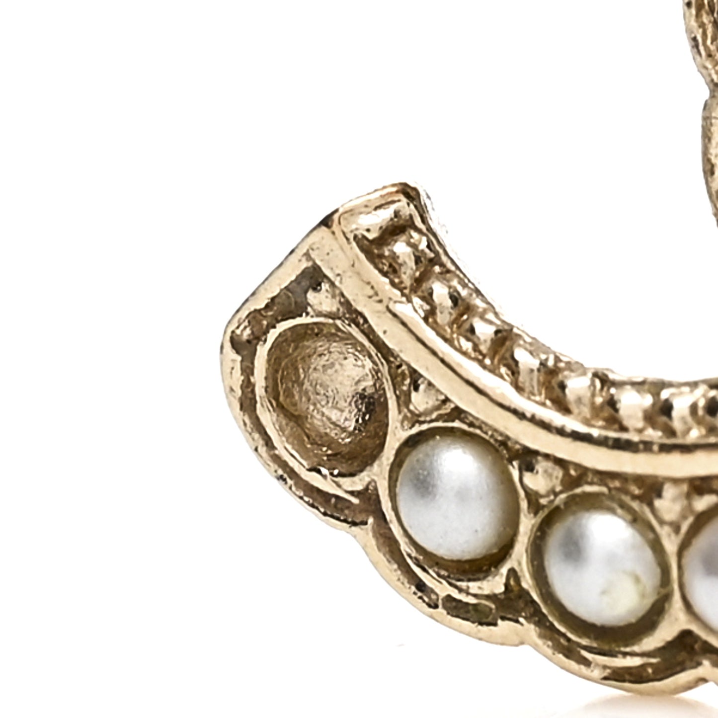 Pearl Queen of France CC Earrings Gold