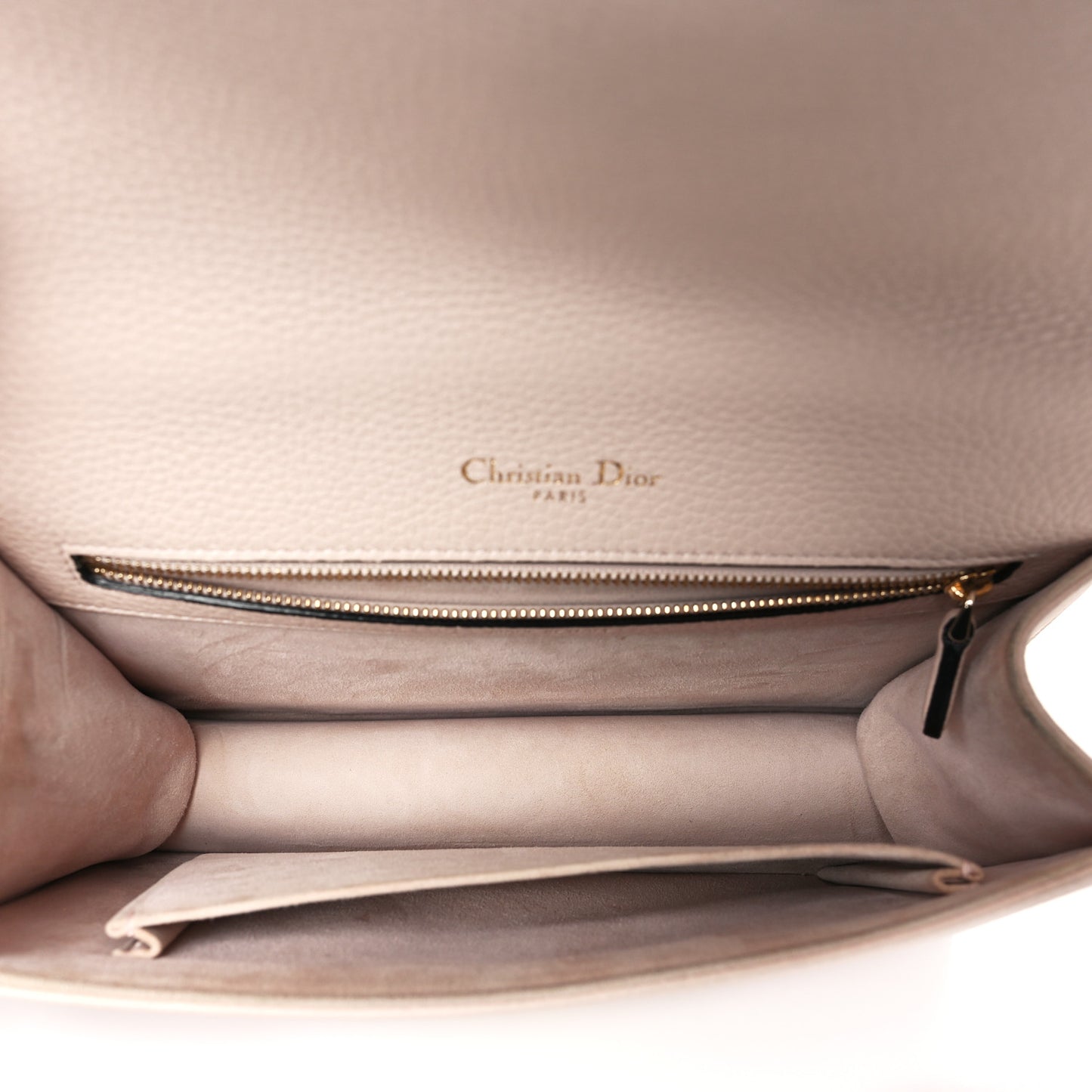 Grained Calfskin Medium Diorama Flap Bag Rose Poudre