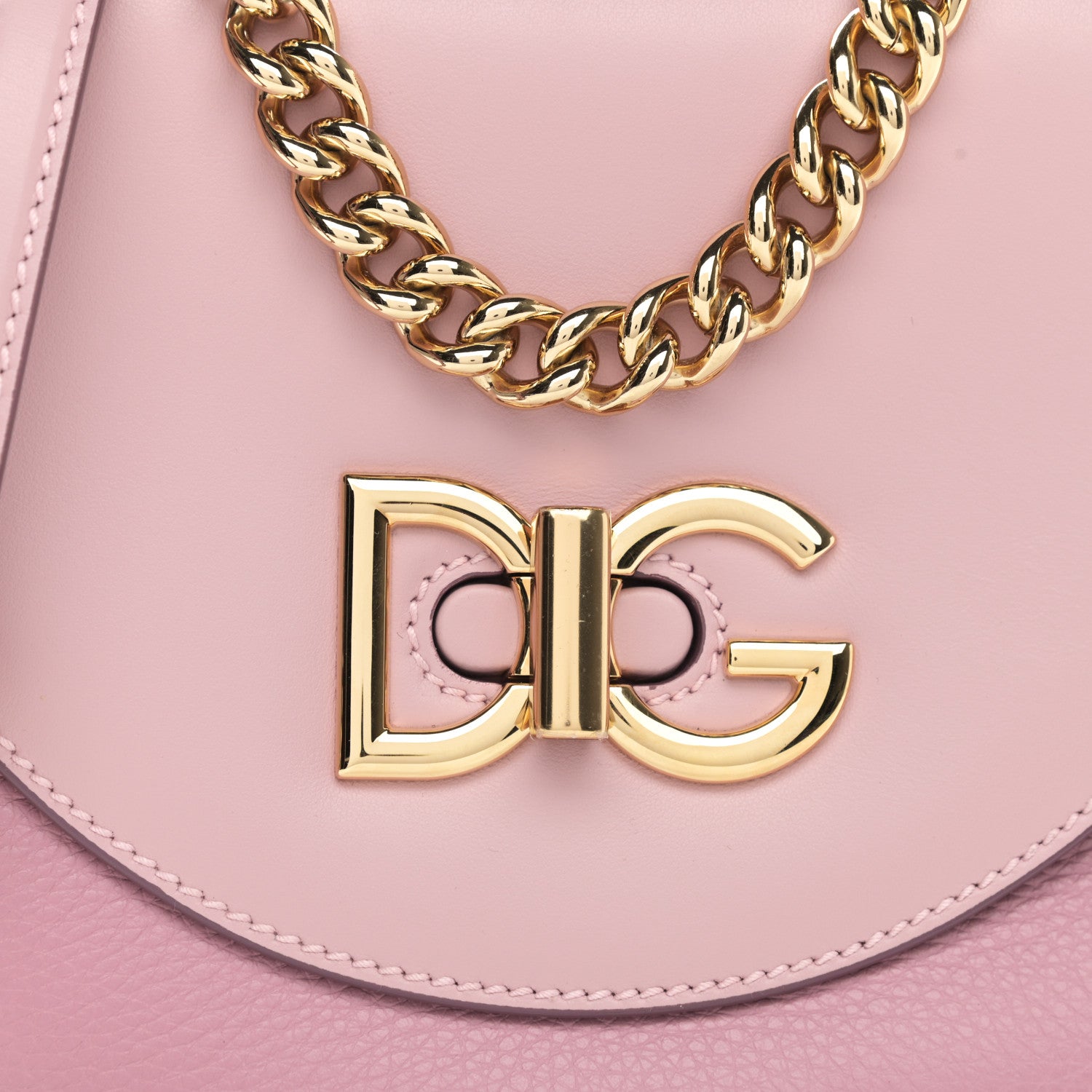Dolce & Gabbana Calfskin Media Wifi Shoulder Bag Pink 6 of 9
