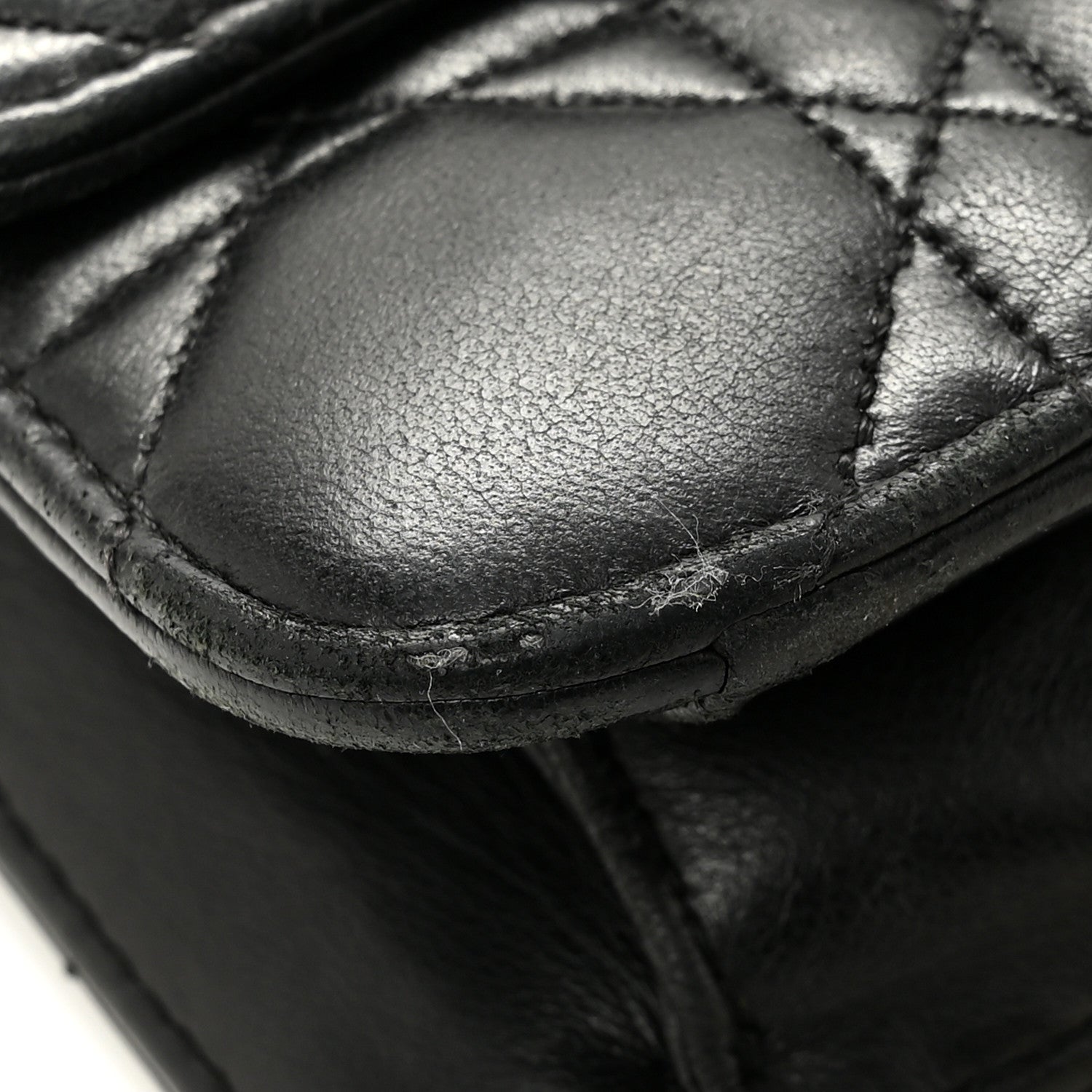 Christian Dior Lambskin Cannage Miss Dior Promenade Pouch Black 14 of 15