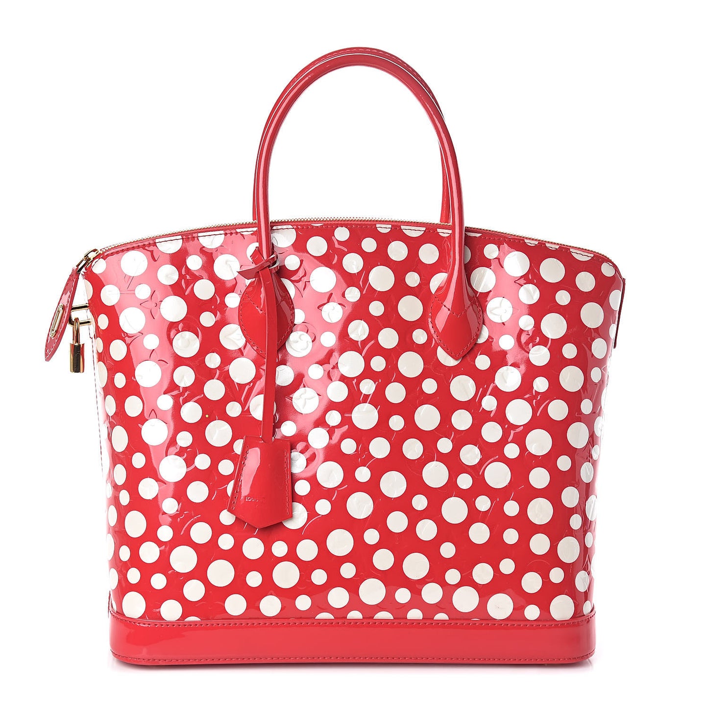 Vernis Kusama Infinity Dots Lockit MM Red