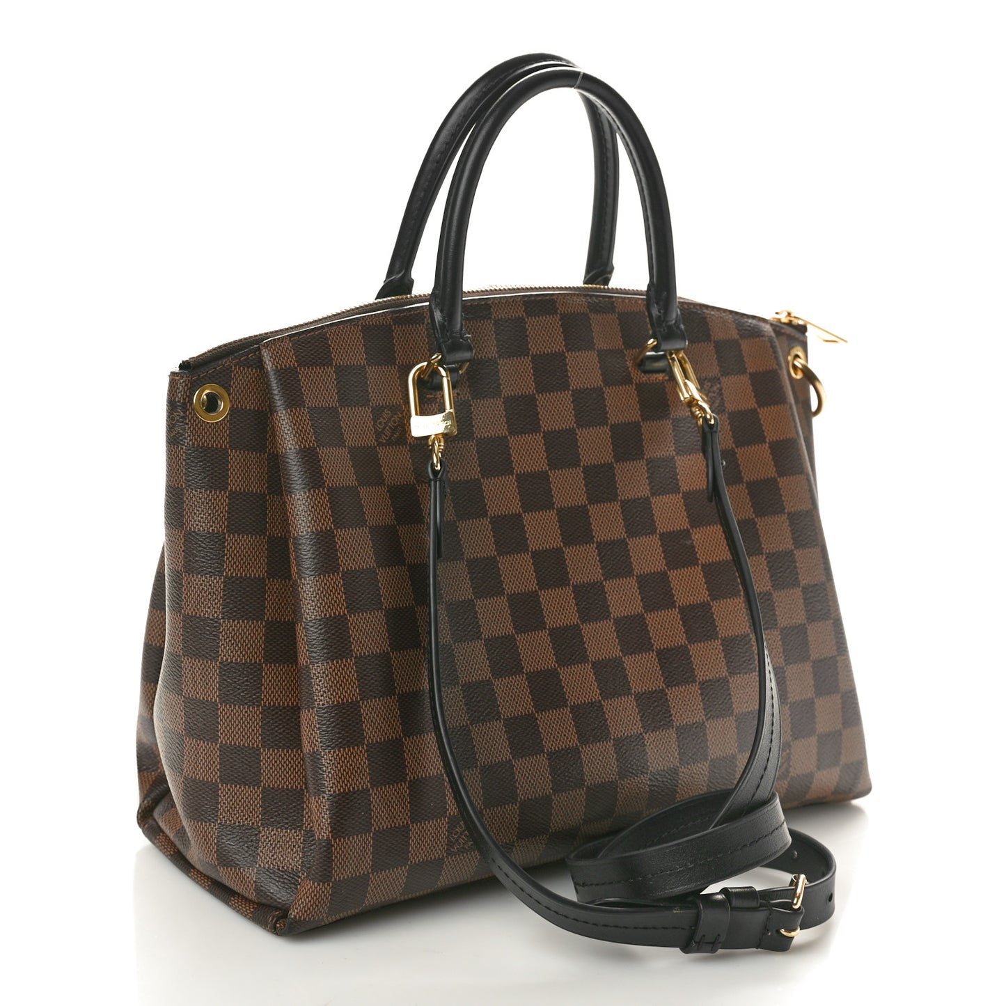 Damier Ebene Odeon Tote MM Black