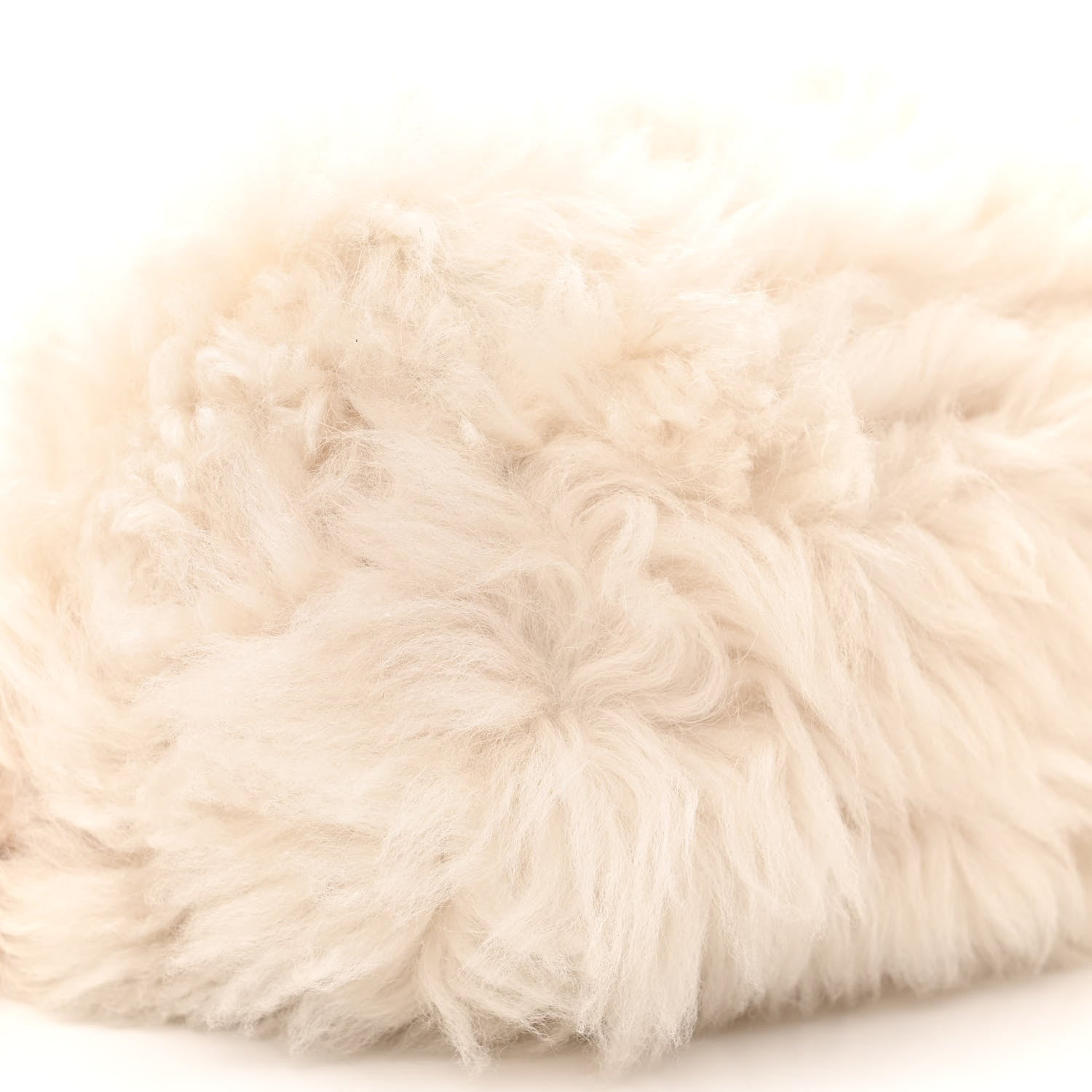 Bottega Veneta Shearling Lambskin The Pouch Chain White 8 of 11