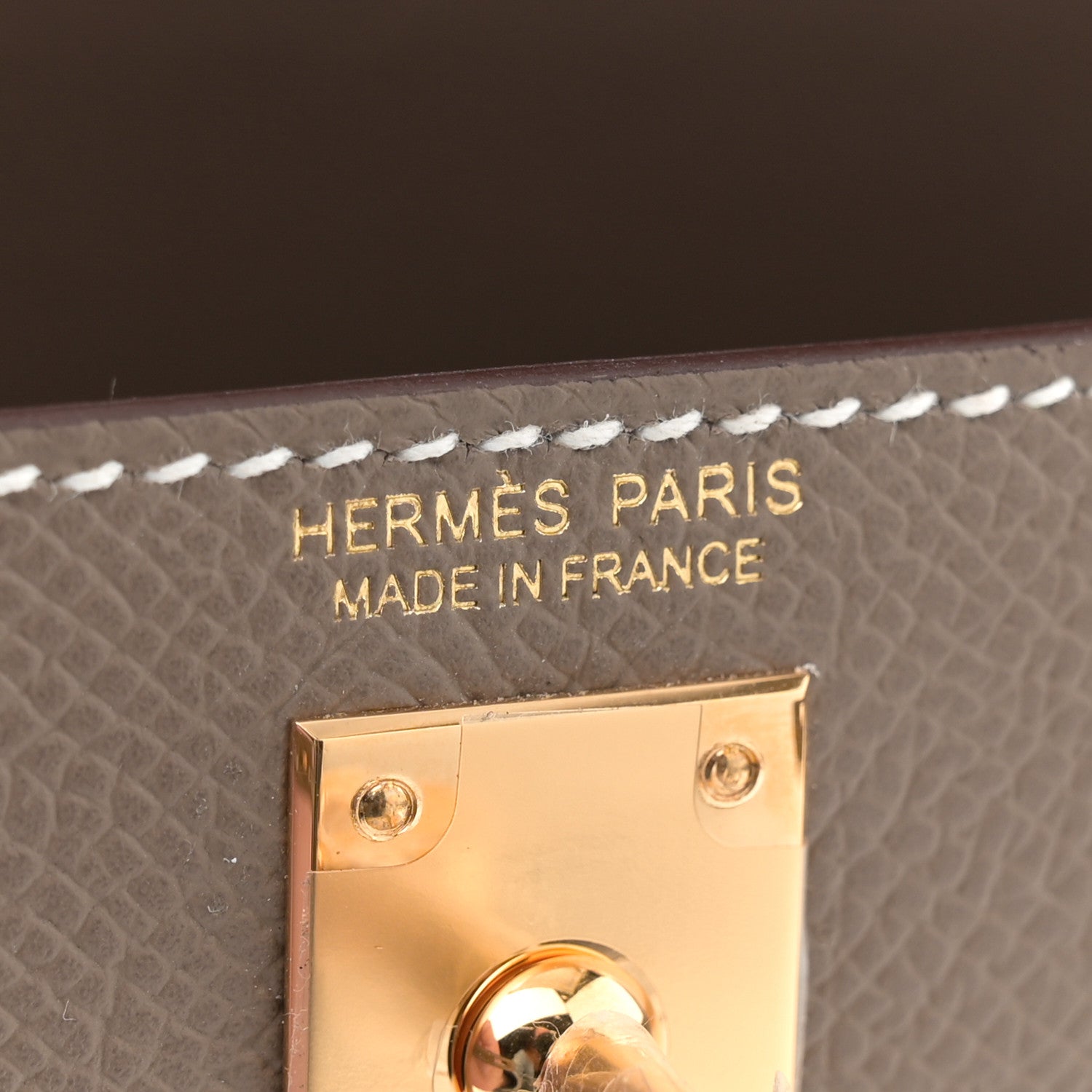 Hermes Epsom Mini Kelly Sellier 20 Etoupe 6 of 10