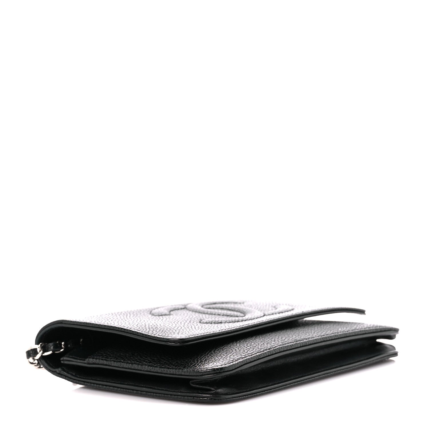 Chanel Caviar Timeless CC Wallet on Chain WOC Black 4 of 12