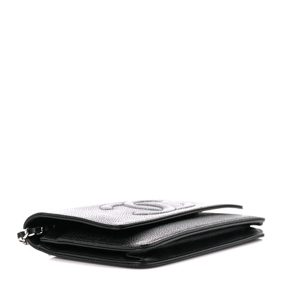 Chanel Caviar Timeless CC Wallet on Chain WOC Black 4 of 12