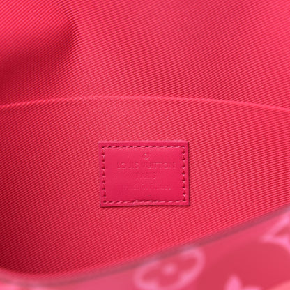 Louis Vuitton Vernis Valentine Pochette Felicie Chain Wallet Fuchsia 7 of 10