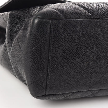 Chanel Caviar Quilted Maxi Single Flap Black 8 of 14