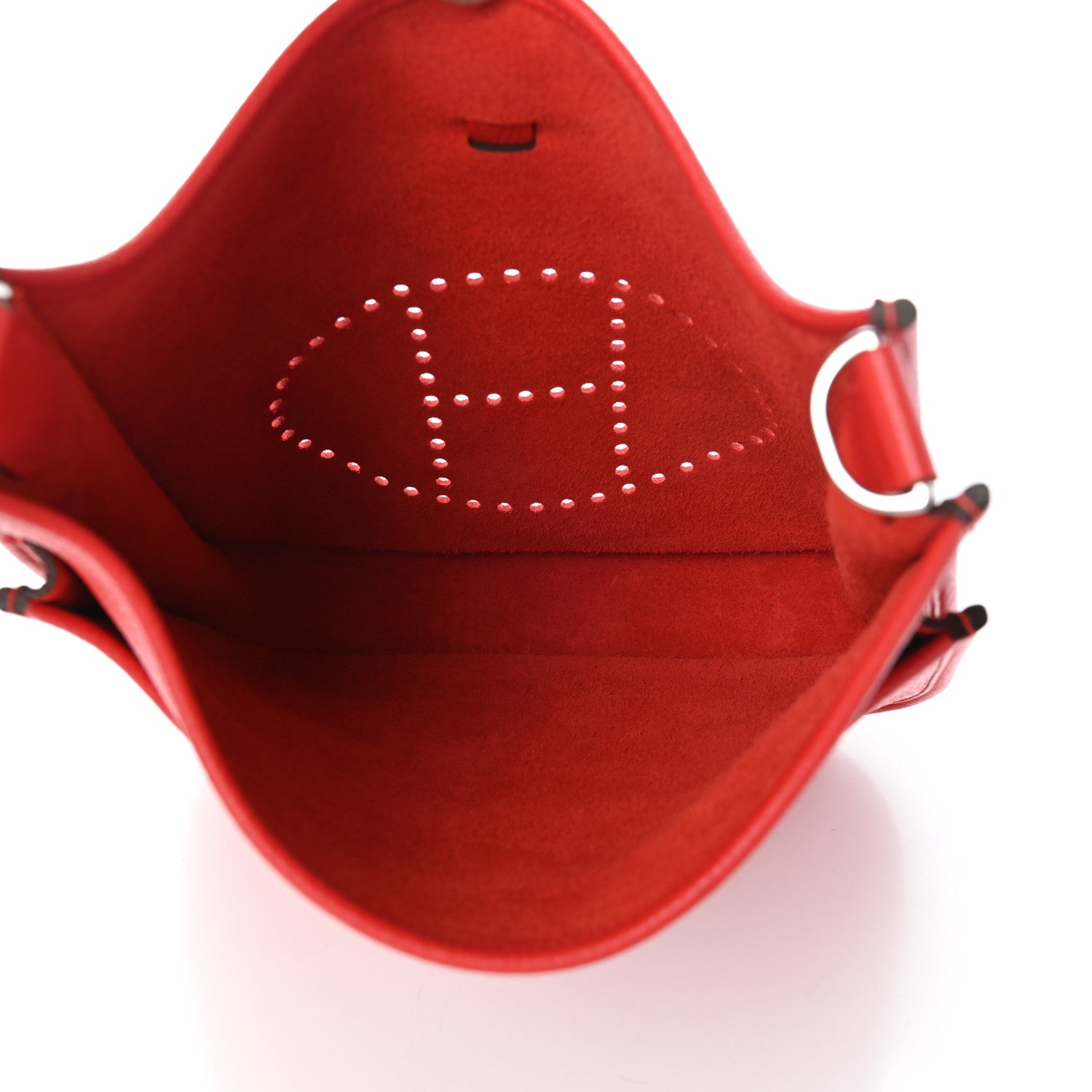 Hermes Taurillon Clemence Evelyne III PM Rouge Tomate 5 of 10