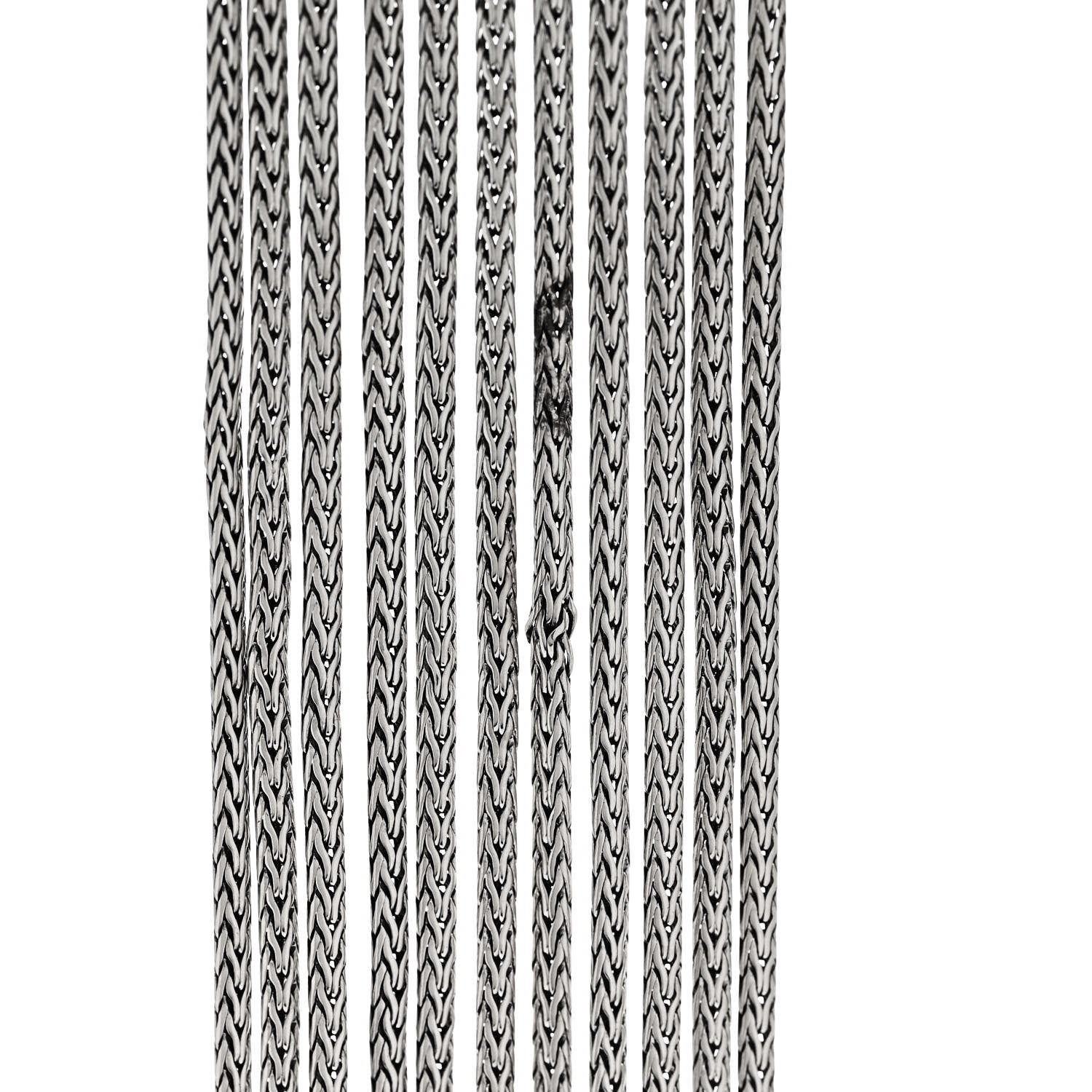 John Hardy Sterling Silver Kali Multi Row Chain Bracelet 4 of 4