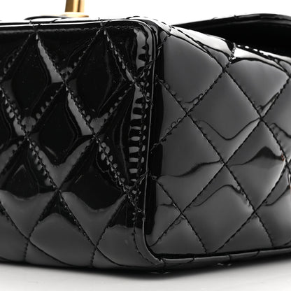 Chanel Patent Quilted Small Flap Black 9 of 11