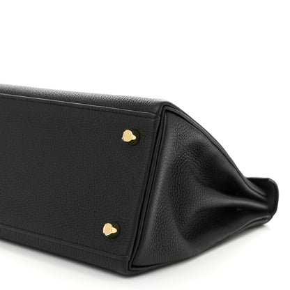 Hermes Togo Kelly Retourne 28 Black 10 of 11
