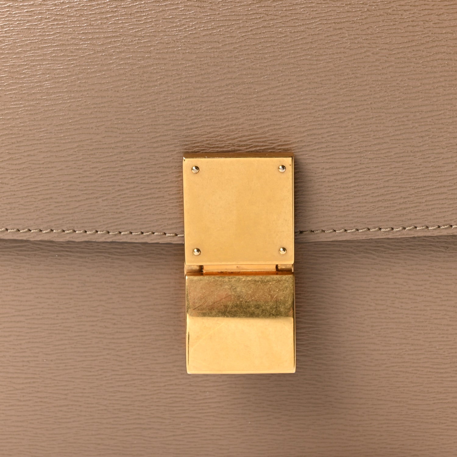 Celine Liege Calfskin Medium Classic Box Flap Bag Taupe 8 of 11