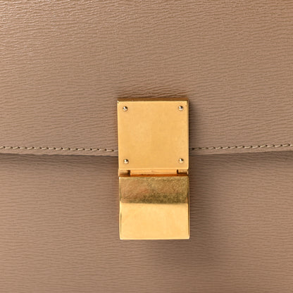 Celine Liege Calfskin Medium Classic Box Flap Bag Taupe 8 of 11