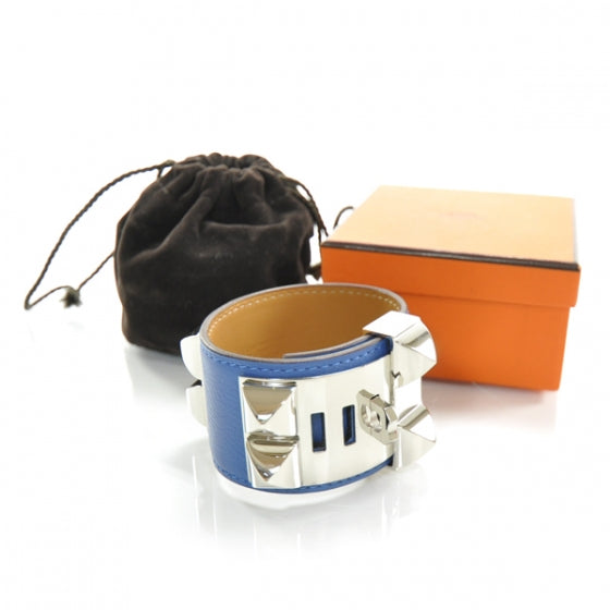 Hermes Swift Collier de Chien CDC Bracelet Mykonos Bleu 3 of 5