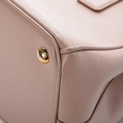 Prada Saffiano Small Galleria Double Zip Tote Cammeo 14 of 14
