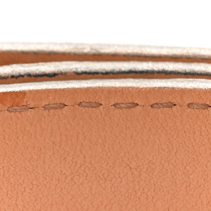 Louis Vuitton Metallic Calfskin Signature LV Initiales Belt 80 32 SIlver 8 of 8