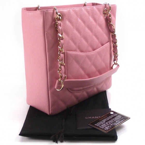 Caviar Petit Shopping Tote PST Pink