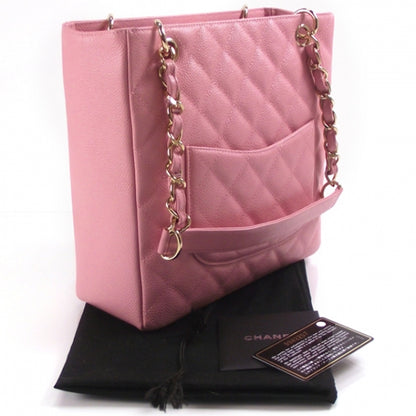 Chanel Caviar Petit Shopping Tote PST Pink 3 of 11