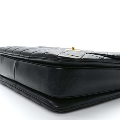 Chanel Lambskin Quilted Large Trendy CC Dual Handle Flap Bag Black 9 of 9