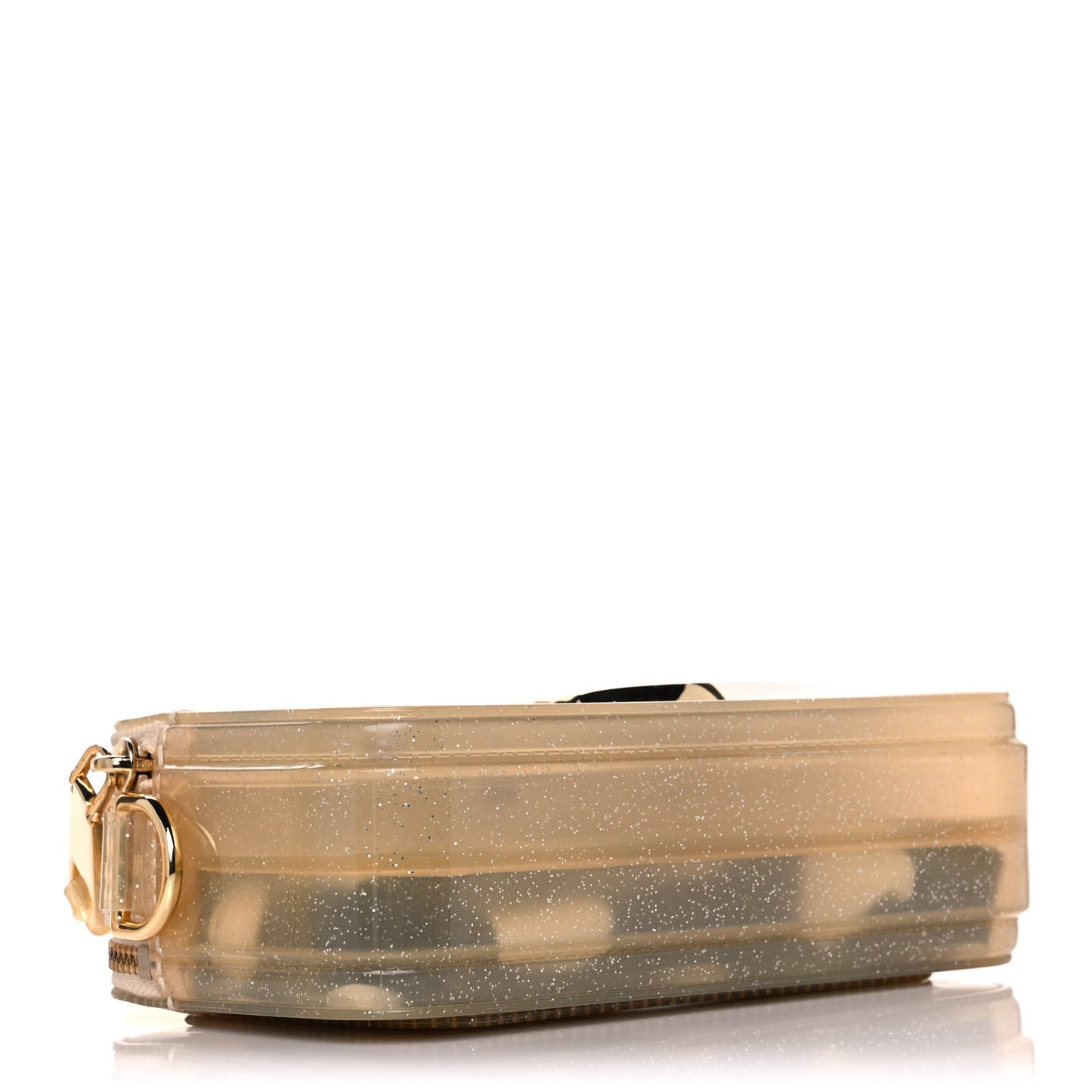 Jelly Glitter Small Snapshot Camera Bag Gold Silver