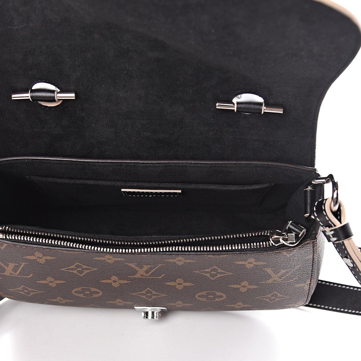 Calfskin Monogram Chain It Bag PM Black
