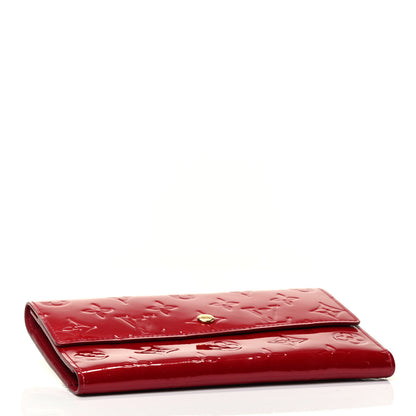 Louis Vuitton Vernis Porte Tresor International Wallet Pomme D'Amour 3 of 4