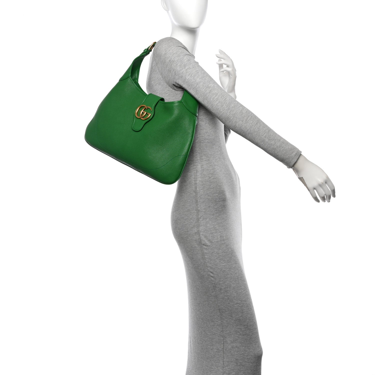 Gucci Goatskin Medium Aphrodite Shoulder Bag New Shamarock 2 of 10