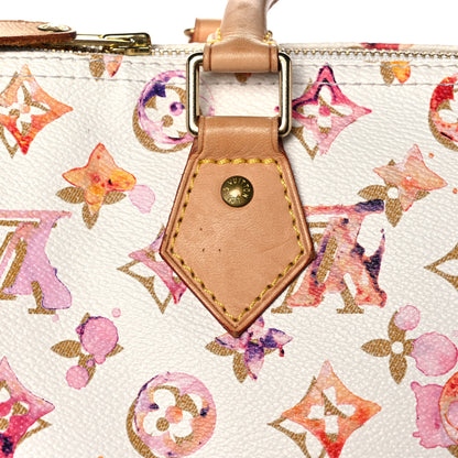 Louis Vuitton Watercolor Aquarelle Speedy 35 White 14 of 17