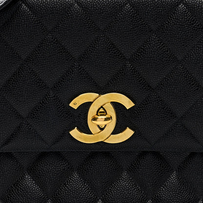 Chanel Caviar Quilted XL Single Flap Black 8 of 10