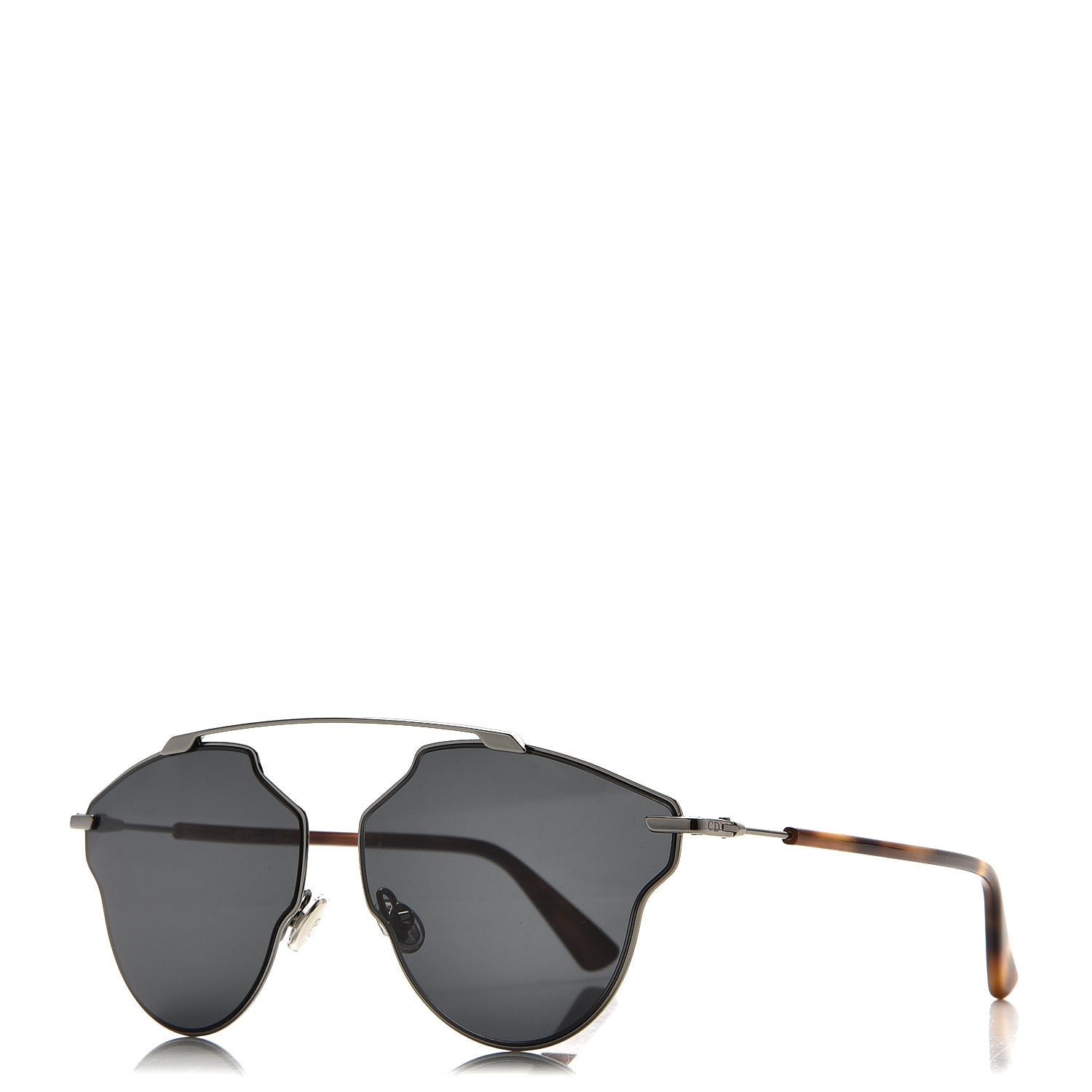 Christian Dior So Real Pop Sunglasses Dark Ruthenium Grey Havana 1 of 9