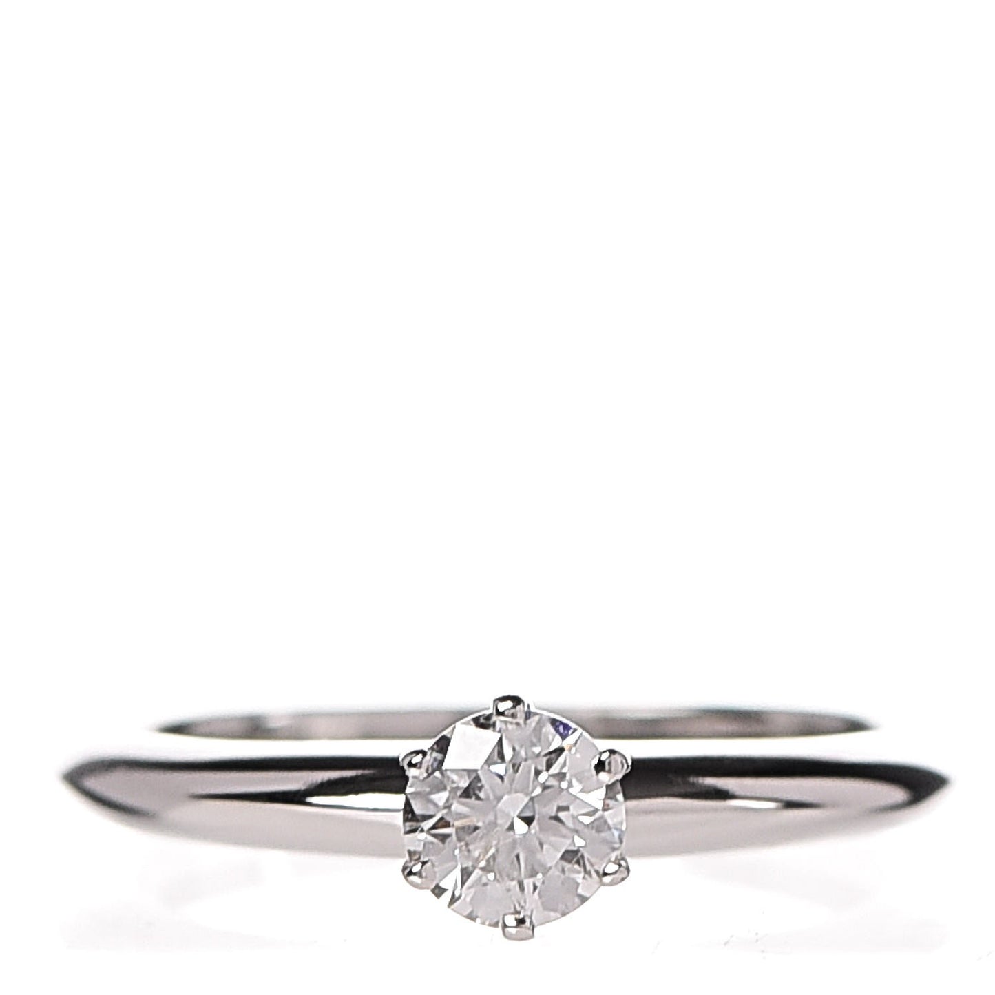 Platinum Diamond .29ct Engagement Ring 46 3.75