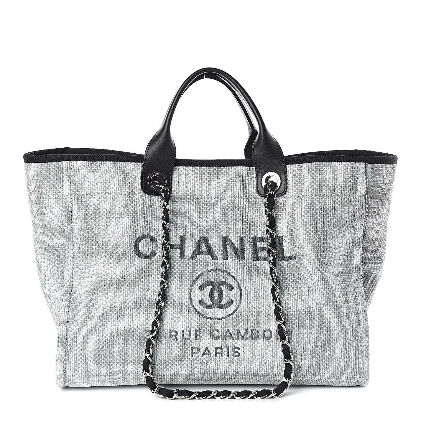 Canvas Medium Deauville Tote Grey