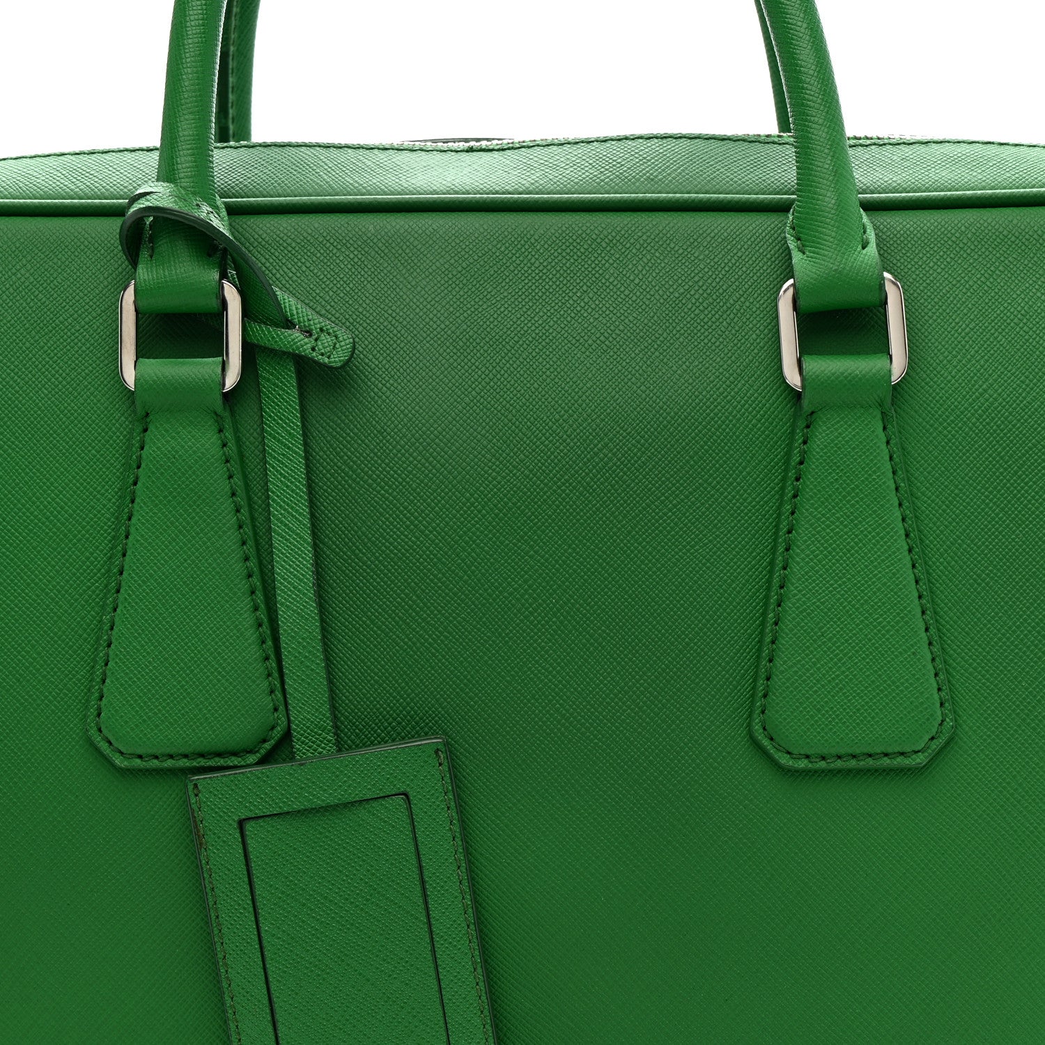 Prada Saffiano Travel Briefcase Mango 8 of 16