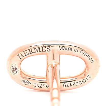 Hermes 18K Rose Gold TPM Farandole Stud Earrings 5 of 6