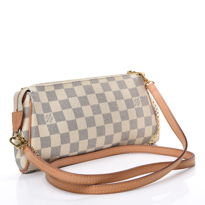 Louis Vuitton Damier Azur Eva Clutch 2 of 12