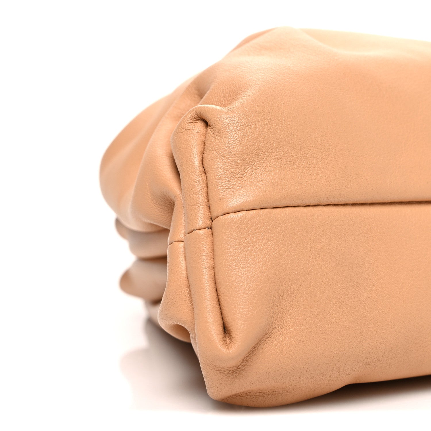 Bottega Veneta Calfskin Teen Pouch Almond 10 of 11