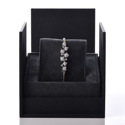 David Yurman 18K Yellow White Gold Diamond Precious Chatelaine Bracelet 7 of 7