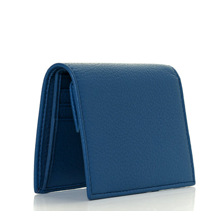 Prada Vitello Grain Bi-Fold Wallet Bluette 4 of 14