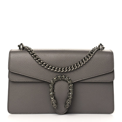 Gucci Pebbled Calfskin Small Dionysus Shoulder Bag Dusty Grey 1 of 11