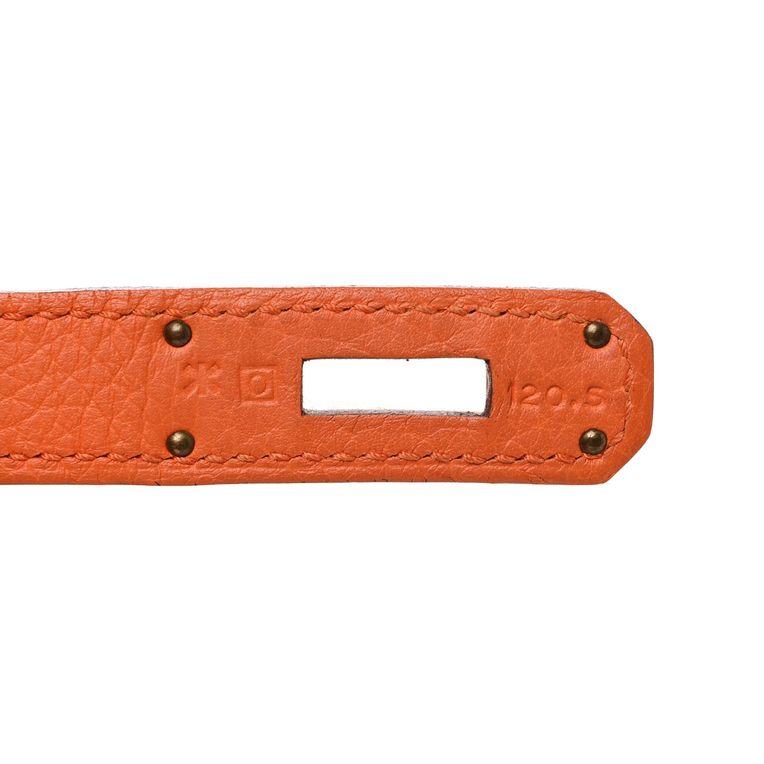 Hermes Taurillon Clemence Birkin 30 Orange 7 of 10